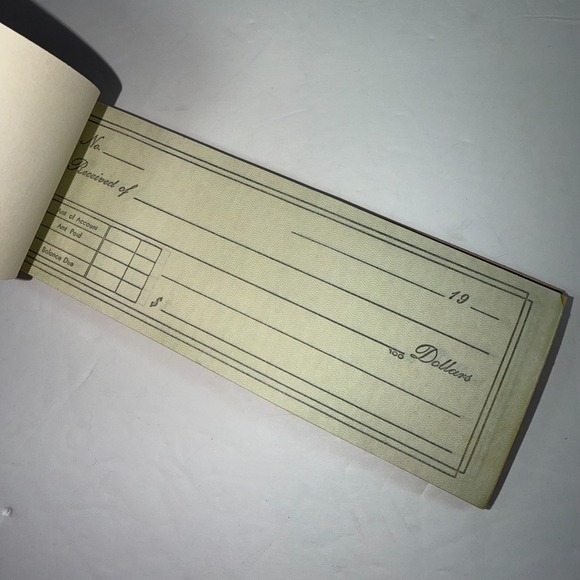 Vintage Mead The System Rent or Money Receipts Ephemera Journal - Picture 2 of 9